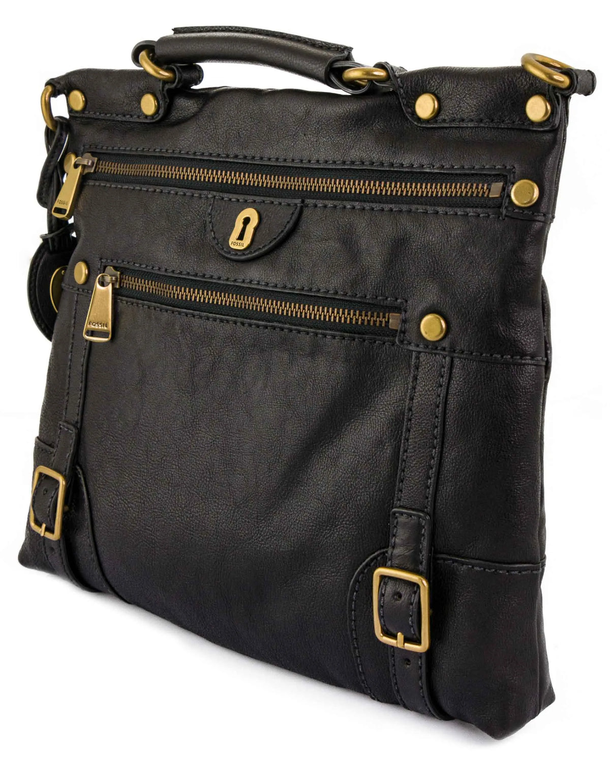 Дамска чанта Fossil Wmns Bag Emilia Flat Crossbody Black