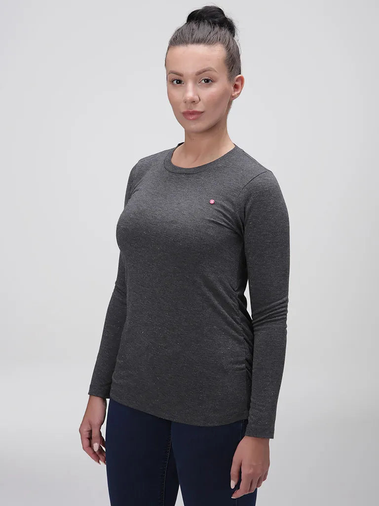 Dames T-shirt Loap Baxana Zwart