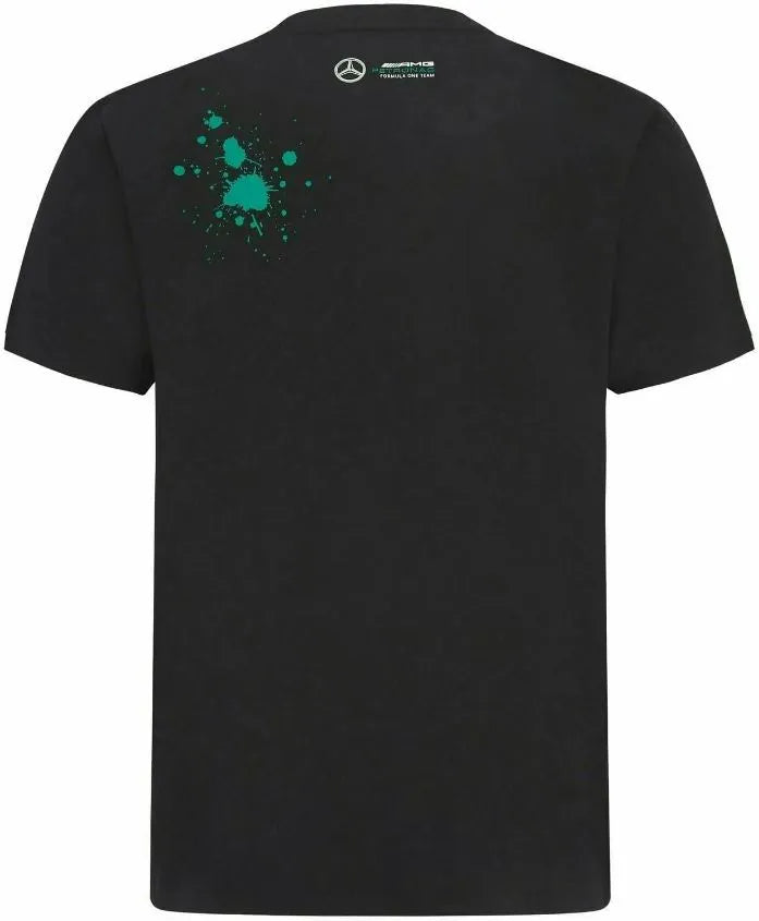 Maglietta Mercedes Uomo F1 Fw George #63 Maglietta Nera Nera 2xl