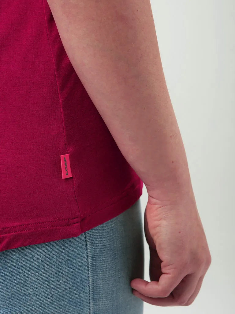 Dámske tričko loap brulla červené 2xl