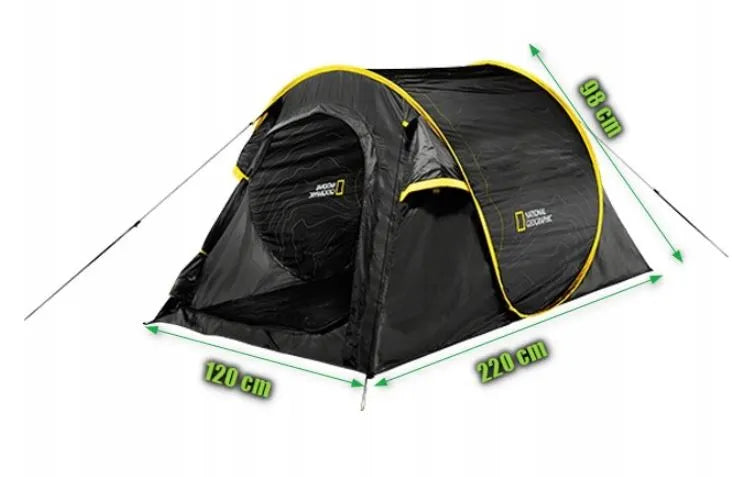 Namiot National Geographic dla 2 osób, czarny