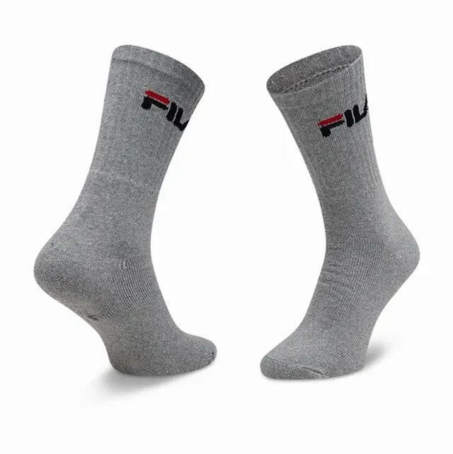 Sokken Fila Crew Tennis 6-Pack Unisex Grijs Grijs 35-38