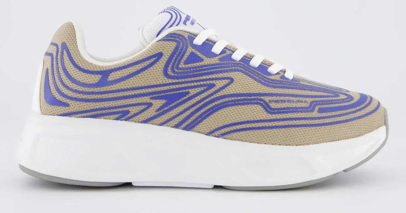 Calçado Unissex Fessura Wmns Runflex 01 Canvas Land/ink White/smoke Grey