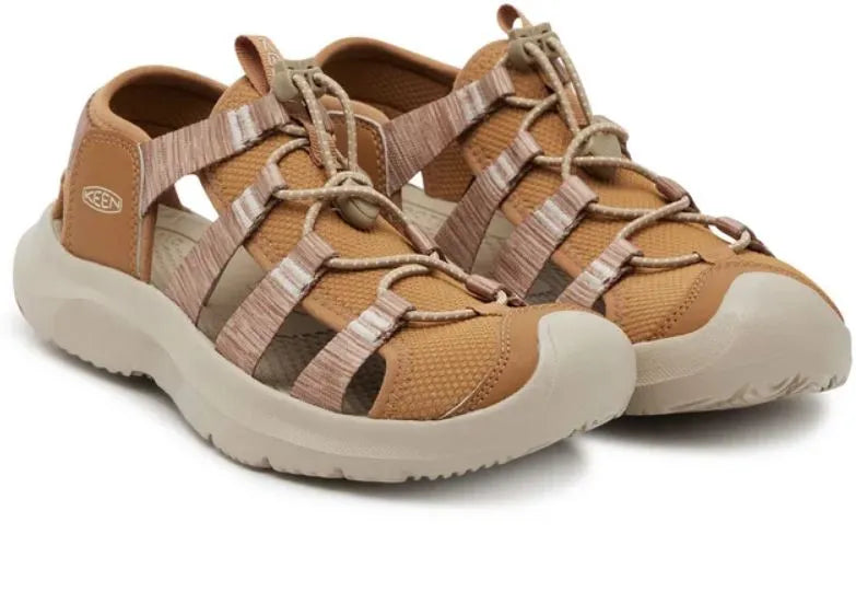 Women's Sandals Keen Wmns Seanik H2 Chipmunk/cornstalk Brown