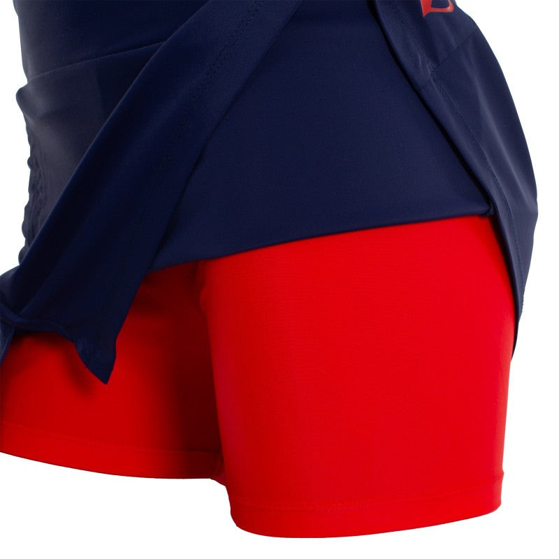 Gonna Colima Black Crown Azul/Rojo