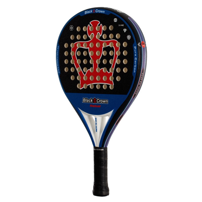 Black Crown Rebel Padel Racket Multicolor
