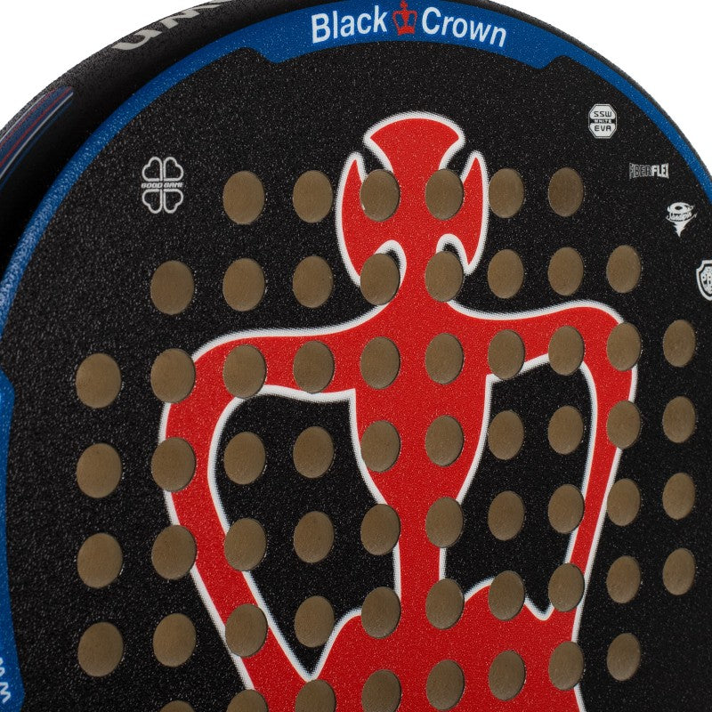 Black Crown Rebel Padel Racket Multicolor