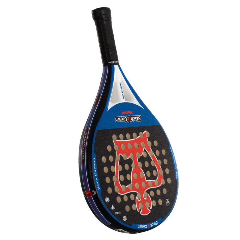 Black Crown Rebel Padel Racket Multicolor