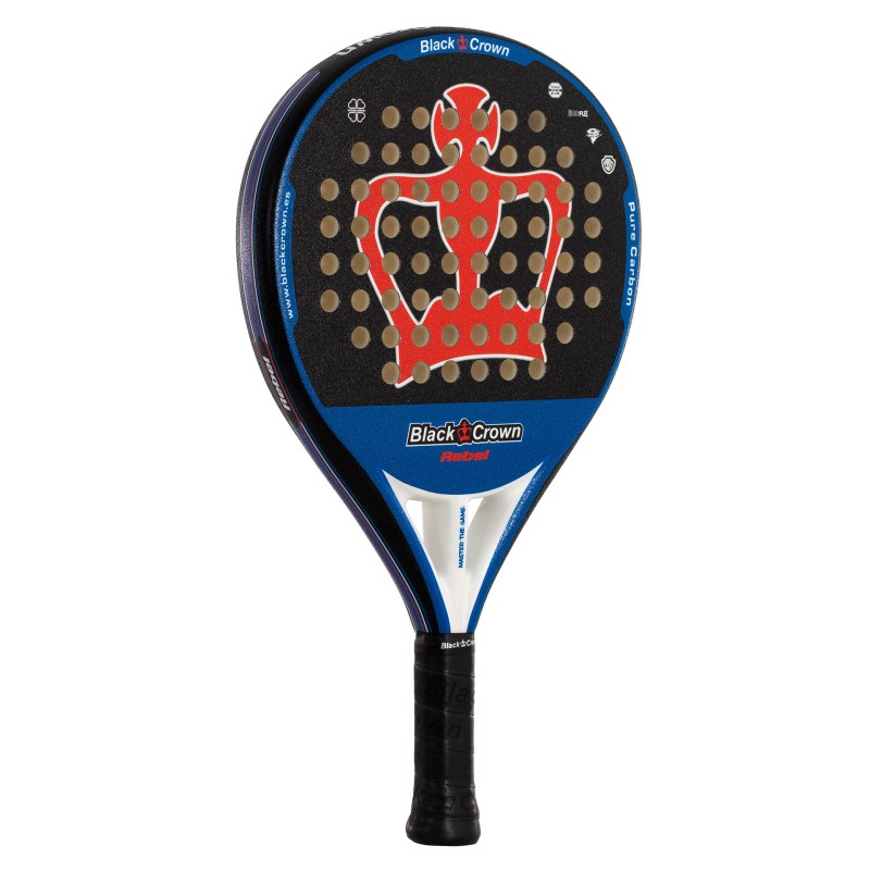 Black Crown Rebel Padel Racket Multicolor