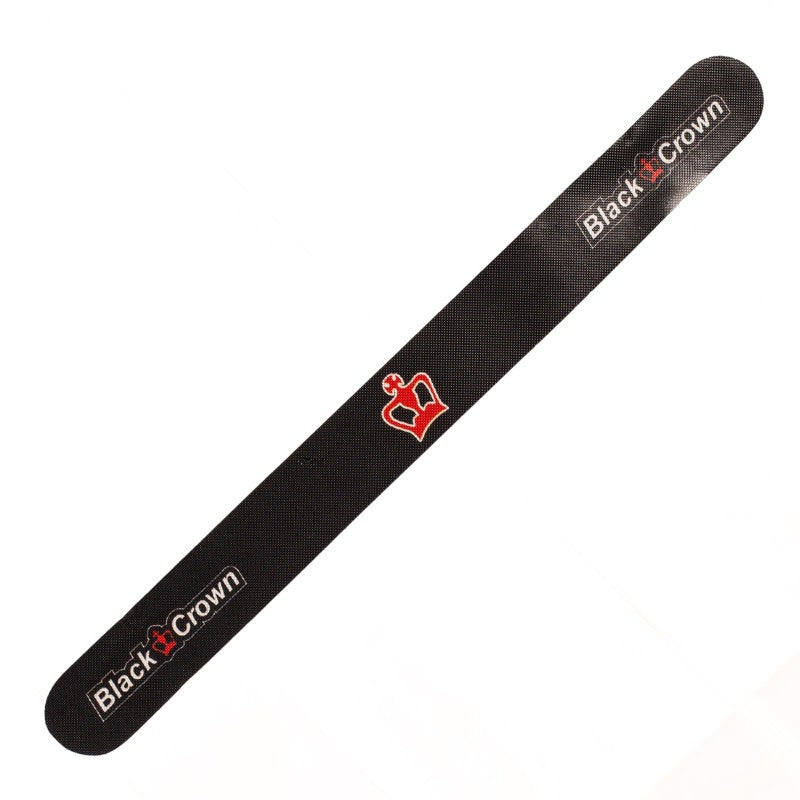 Black Crown Ure Rund Svartröd Padel Racket Protector