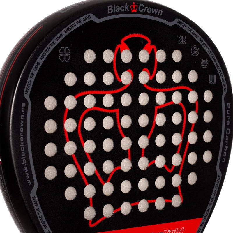 Black Crown Win Ultralight Padel Racket Multicolor