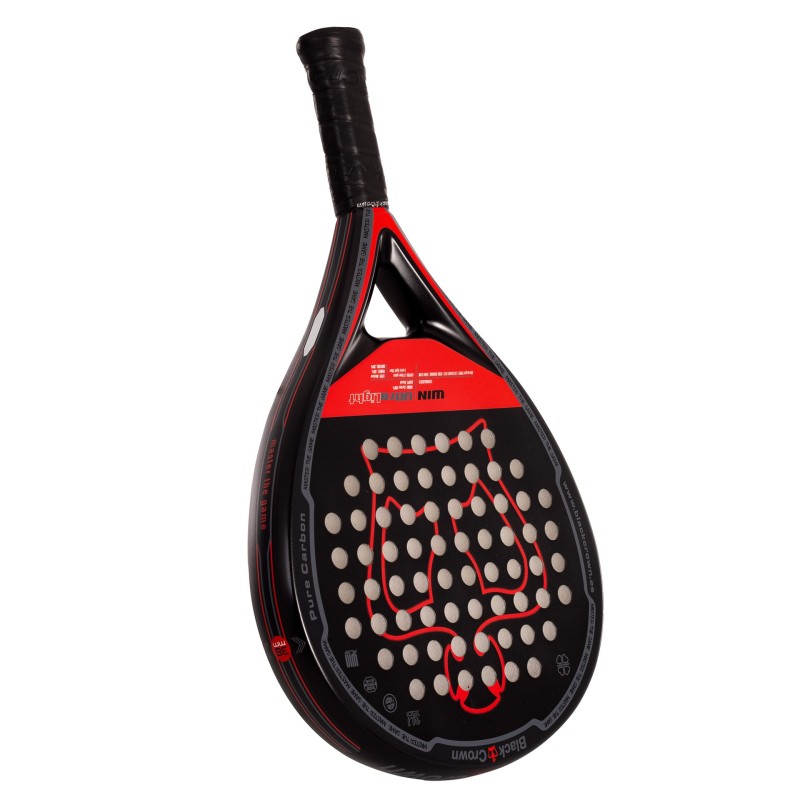 Black Crown Win Ultralight Padel Racket Multicolor