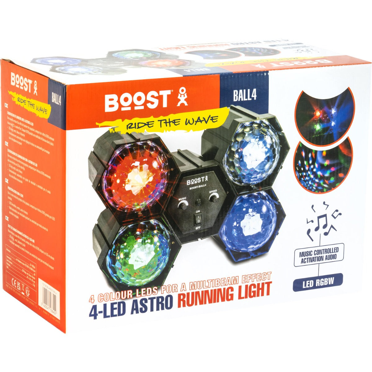 Boost Light Sequencer se 4 Astro LED žárovkami - Disco osvětlení