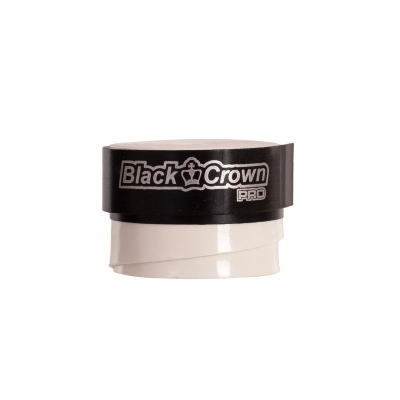 Box Of 100 Black Crown Smooth White Overgrips