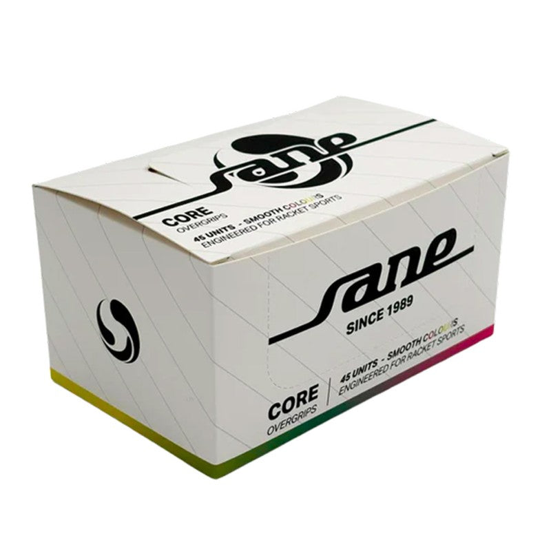 Doos met 45 Sane Core gladde veelkleurige overgrips