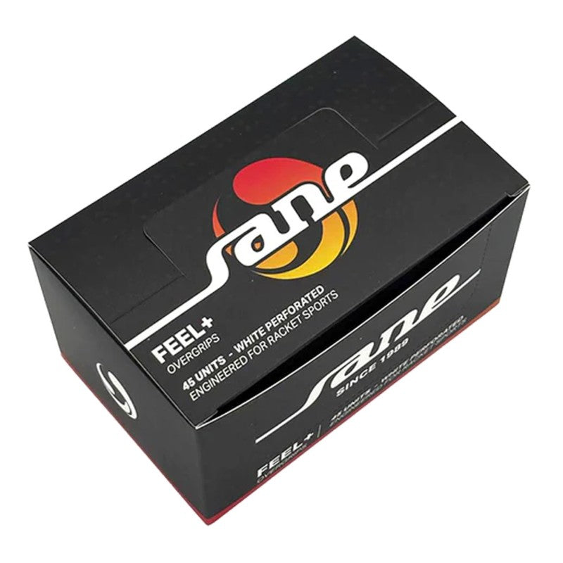 Box Of 45 White Perforated Sane Feel Overgrips
