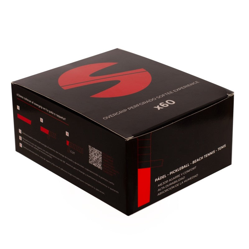 Pudełko 60 perforowanych nakładek Softee Experience w kolorze białym