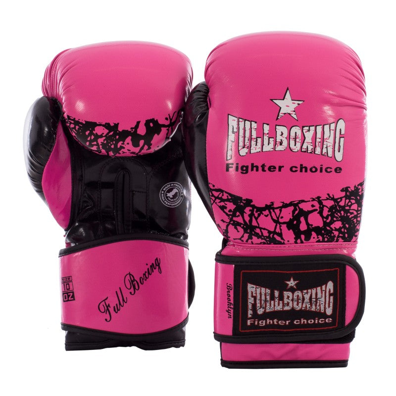 Boxing Gloves Fullboxing Brooklyn Negro/Rojo 10 Oz