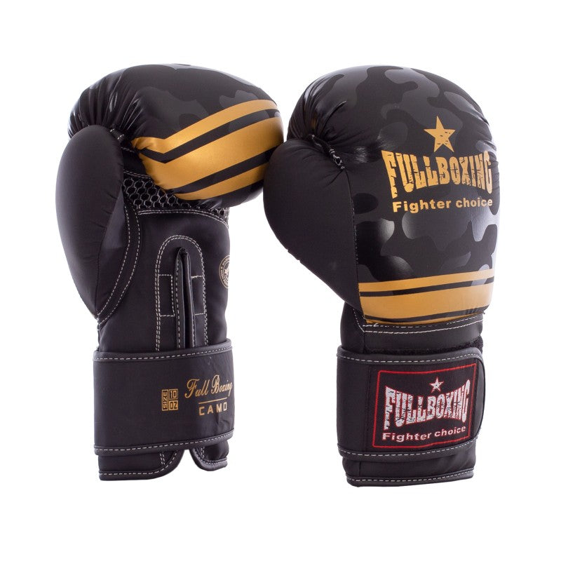 Gants de boxe Fullboxing Camo Noir/Multicolore
