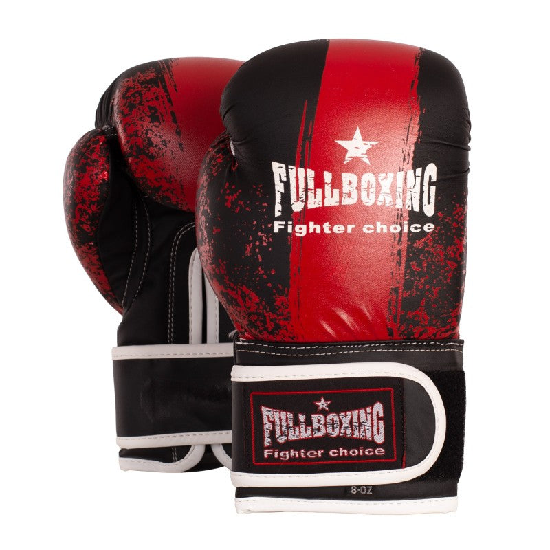Boxhandschuhe Fullboxing Huracan Schwarz/Rot