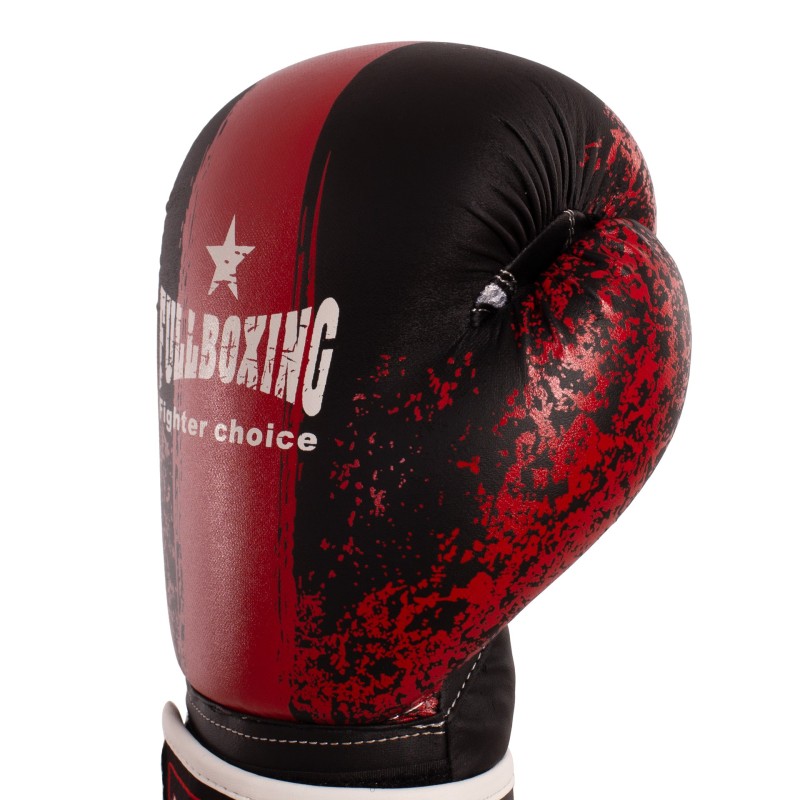 Boxhandschuhe Fullboxing Huracan Schwarz/Rot