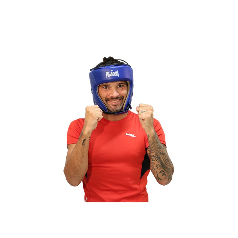 Boxerská prilba Fullbox Protect červená