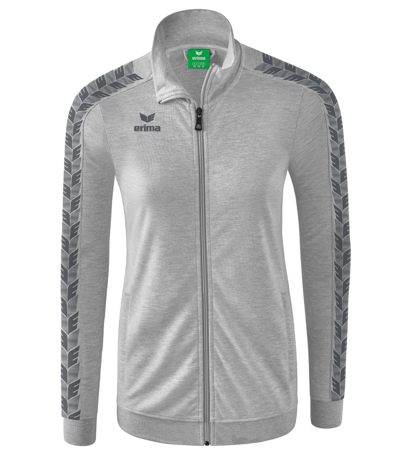 Bunda Erima Essential Team Track Světle šedá Marl/břidlicově šedá