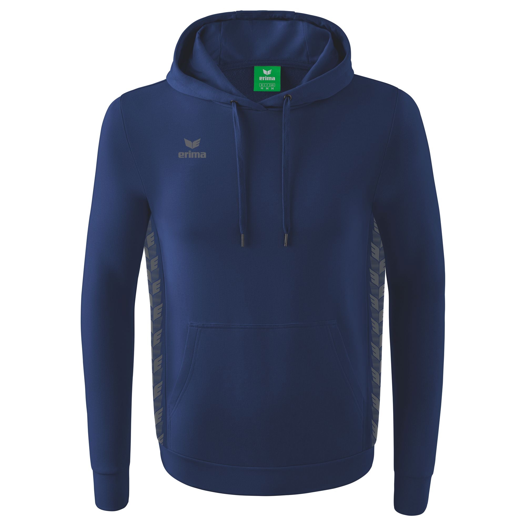 Felpa con cappuccio Erima Essential Team New Navy/grigio ardesia