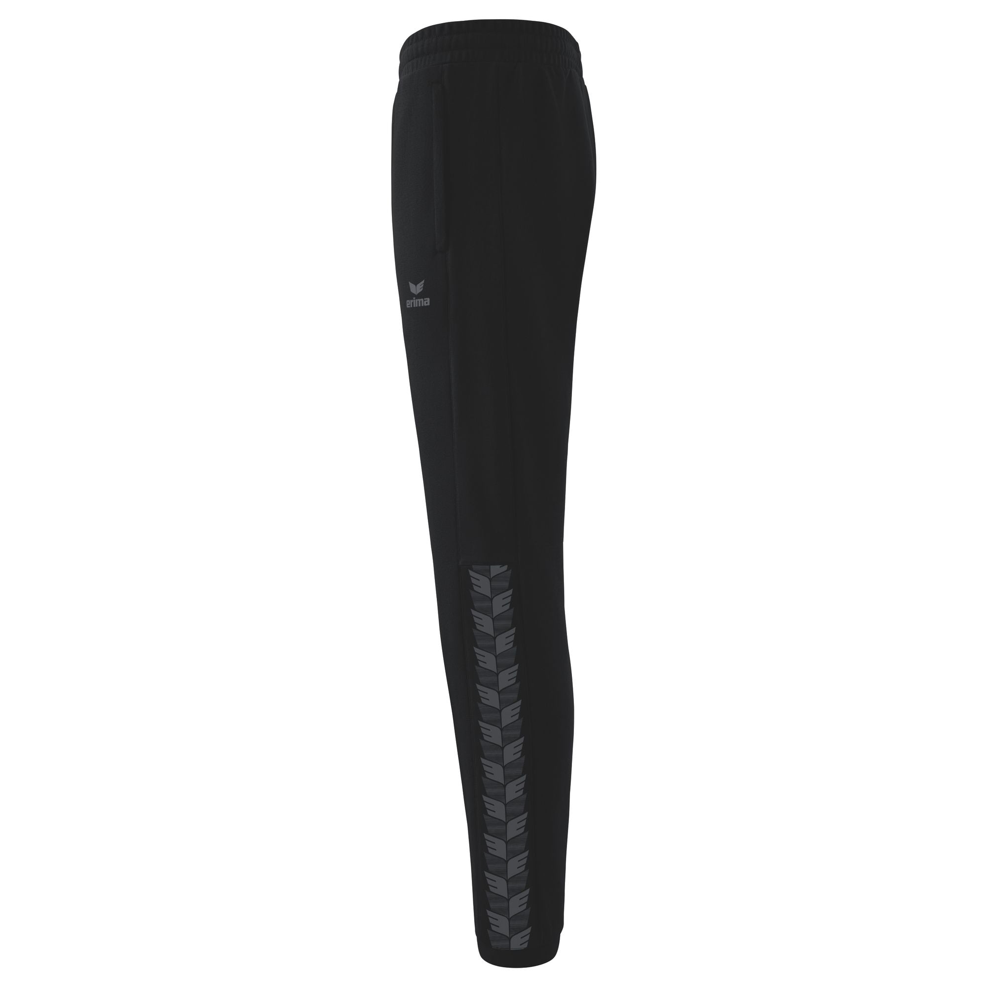 Tepláky Erima Essential Team Black/břidlicově šedá