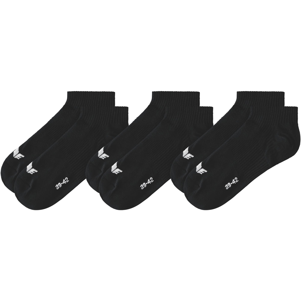 Erima Calcetines Interiores 3 Pares Negro