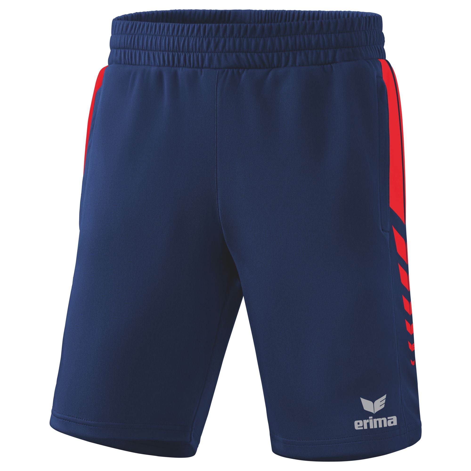 Erima Six Wings Workershort Nieuw Marine/rood