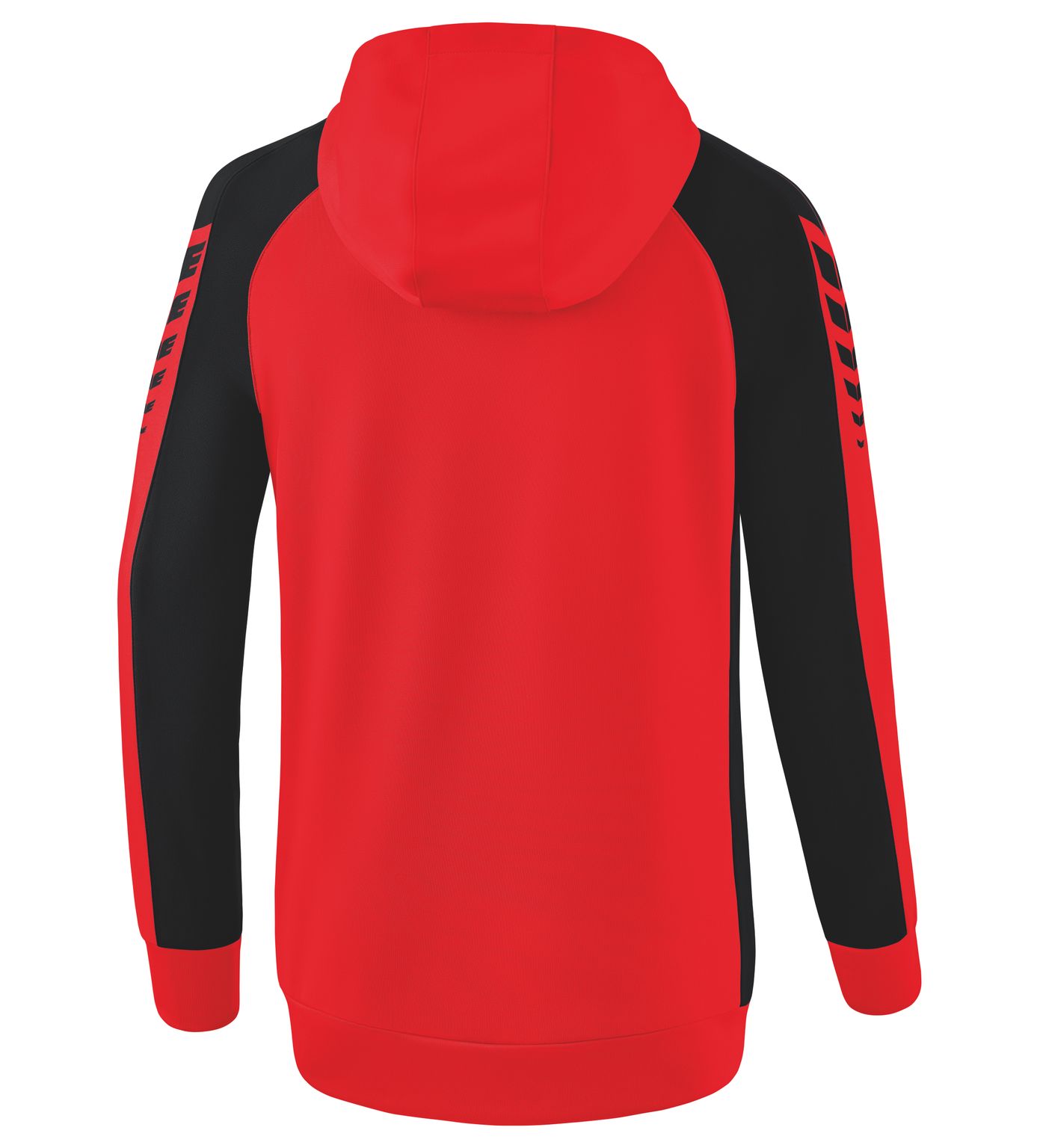 Erima Six Wings Trainingsjack Met Capuchon Rood/zwart