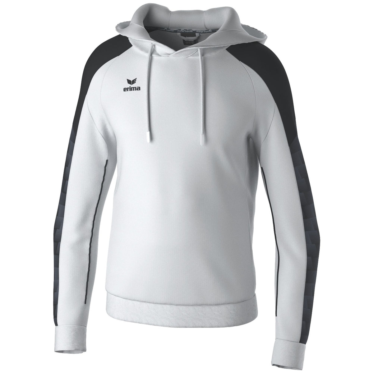 Erima Evo Star Hoody Weiß/Schwarz