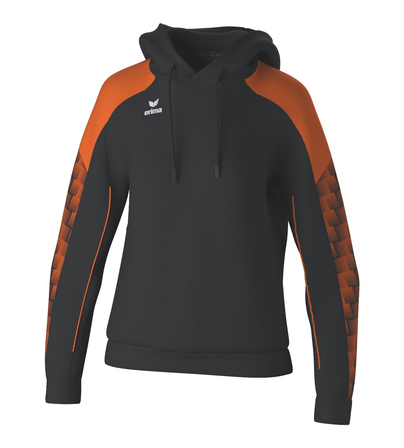 Erima Evo Star Hoody Schwarz/Orange