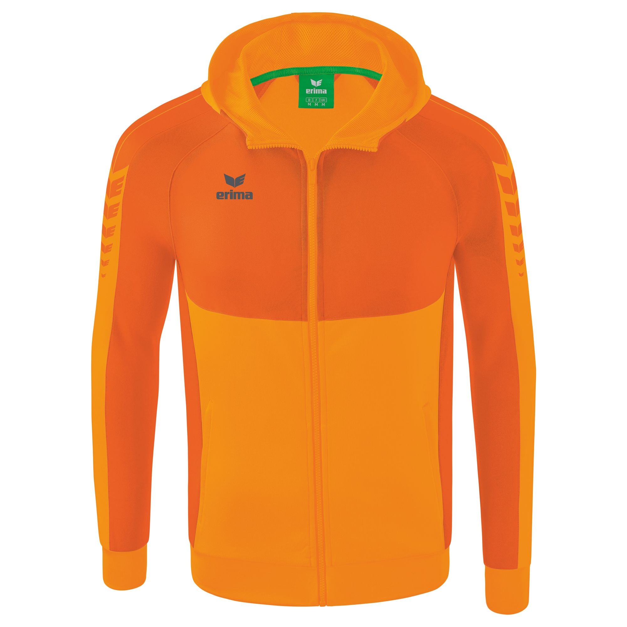Erima Six Wings Trainingsjack Met Capuchon Nieuw Oranje/oranje
