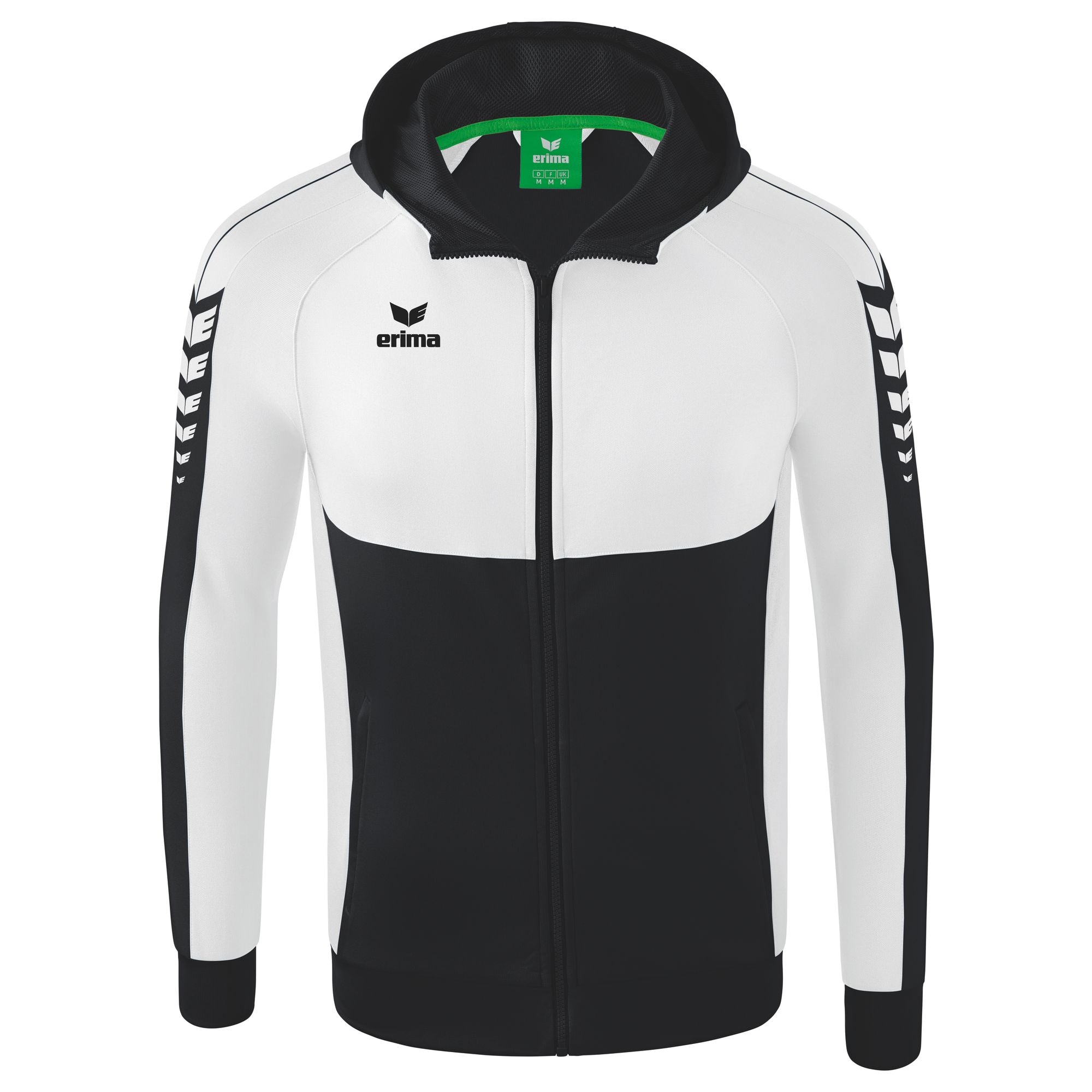 Erima Six Wings Training Jacket With Hood Black/white