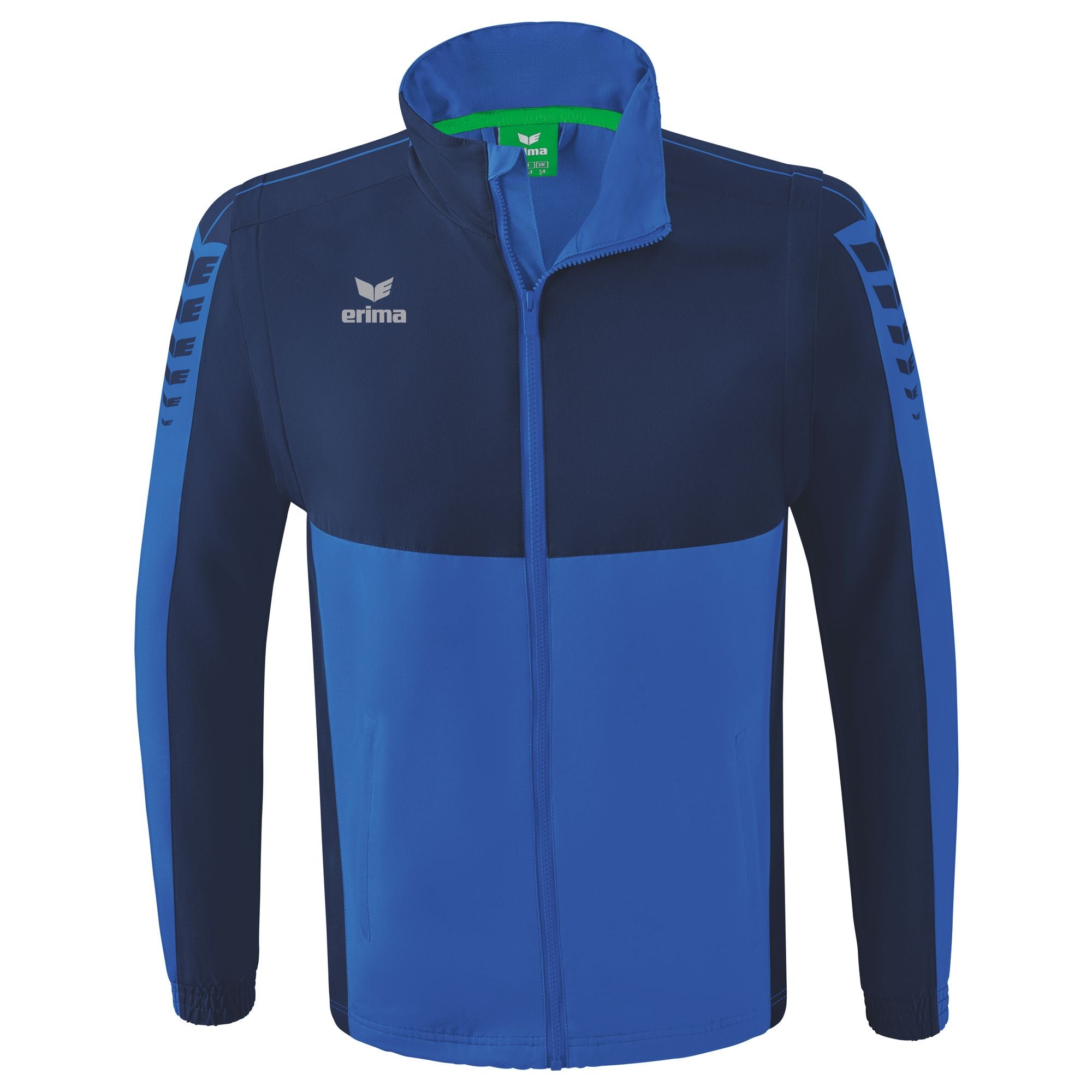 Erima Six Wings jack met afneembare mouwen New Royal/new Navy