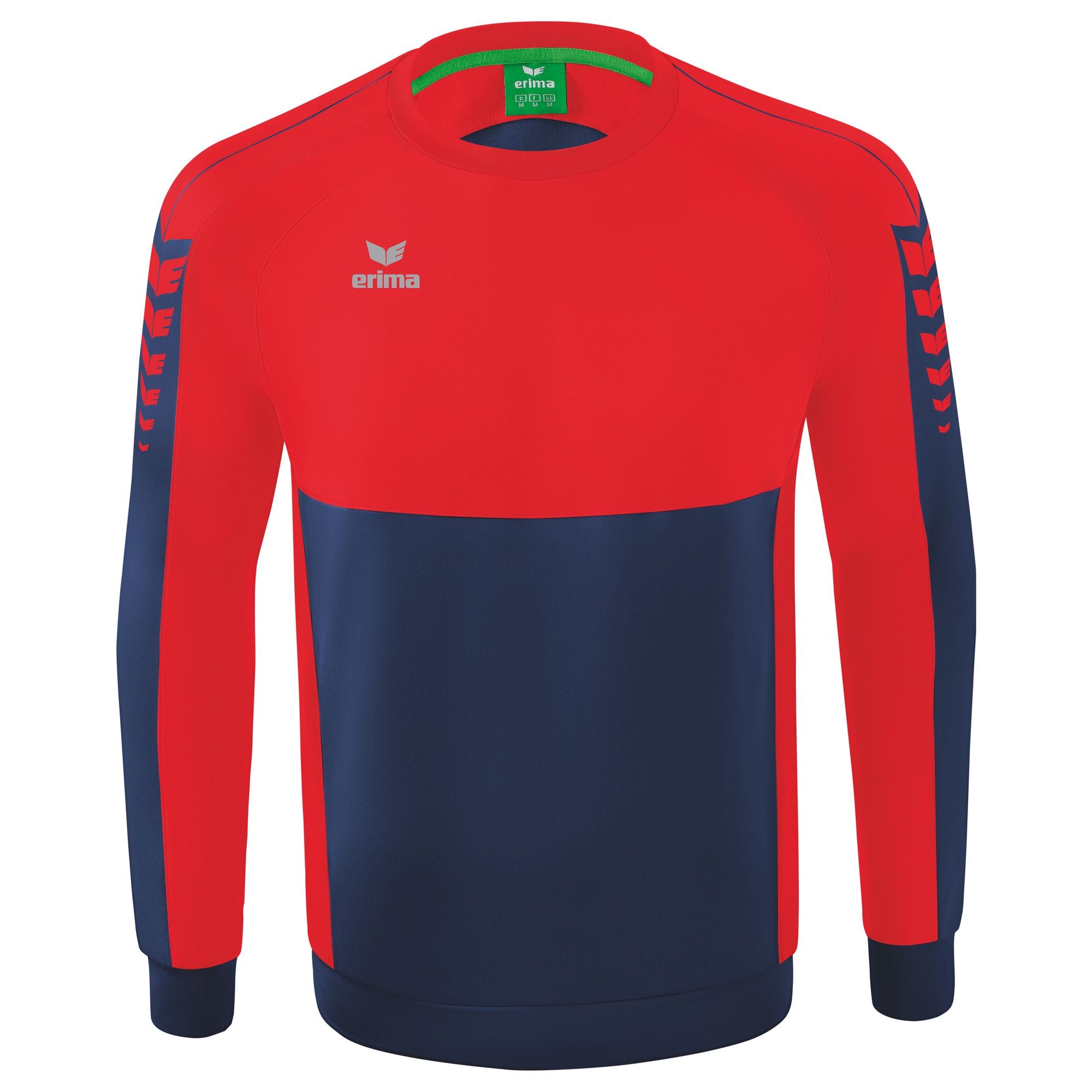 Erima Six Wings Sweatshirt Ny Navy/rød Junior