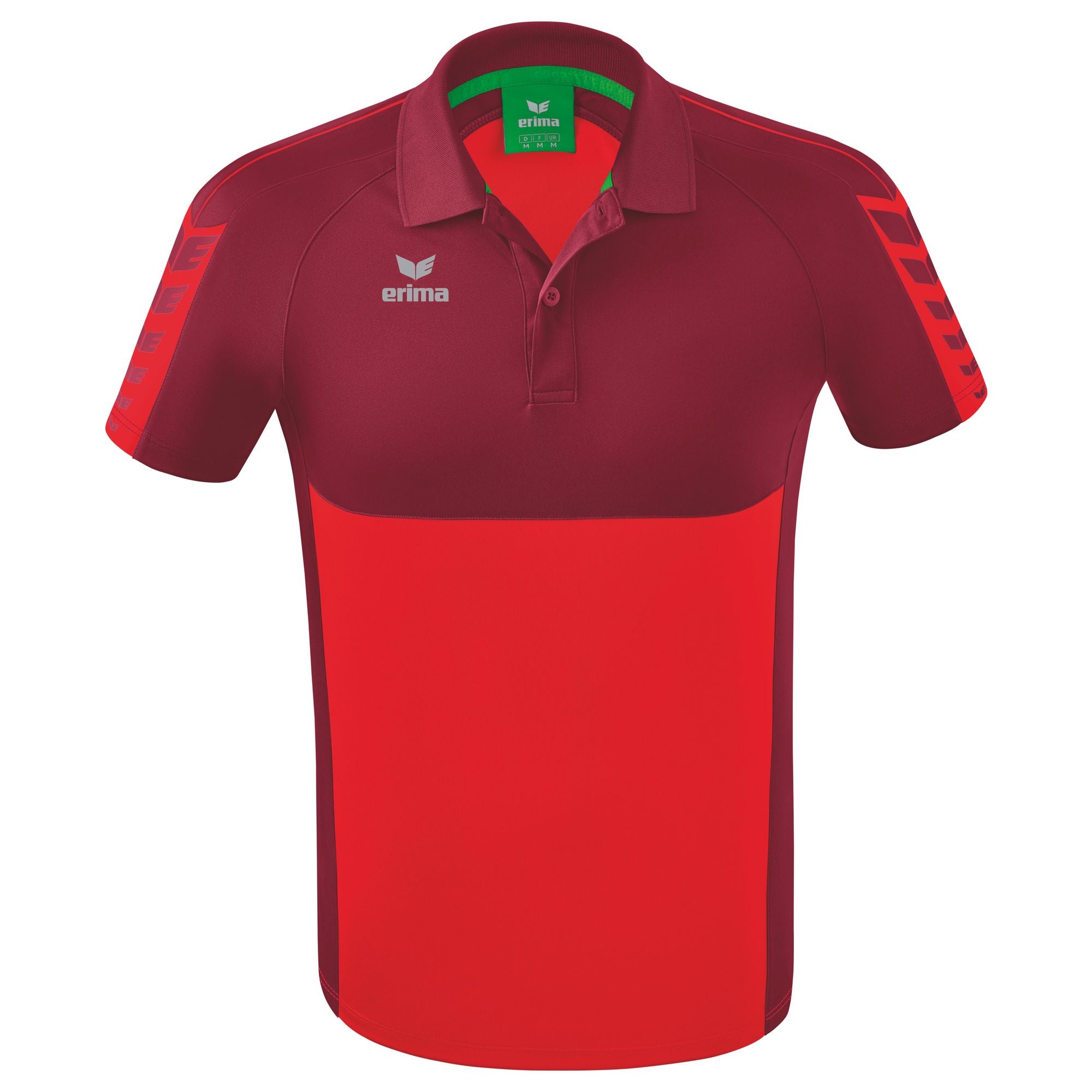 Polo Erima Six Wings Rosso/bordeaux