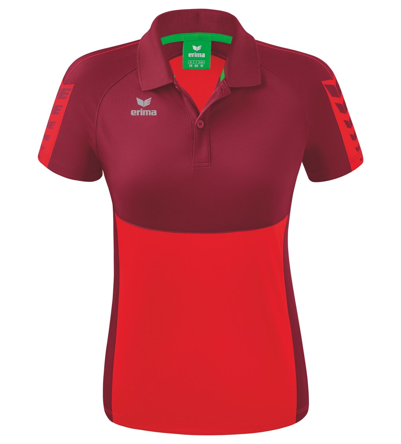 Polo Erima Six Wings Rosso/bordeaux