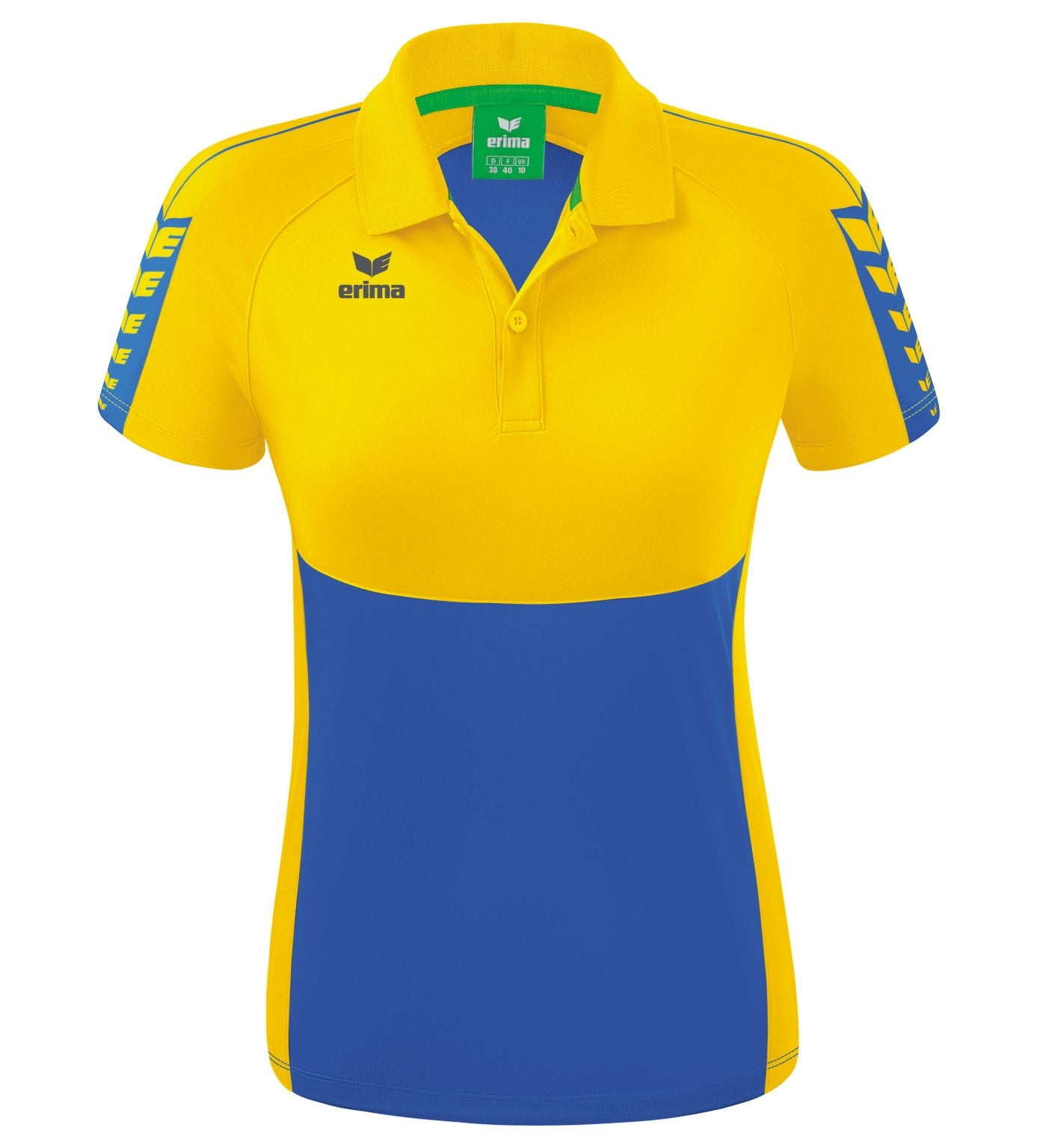 Erima Six Wings Polo-shirt Ny Royal/gul