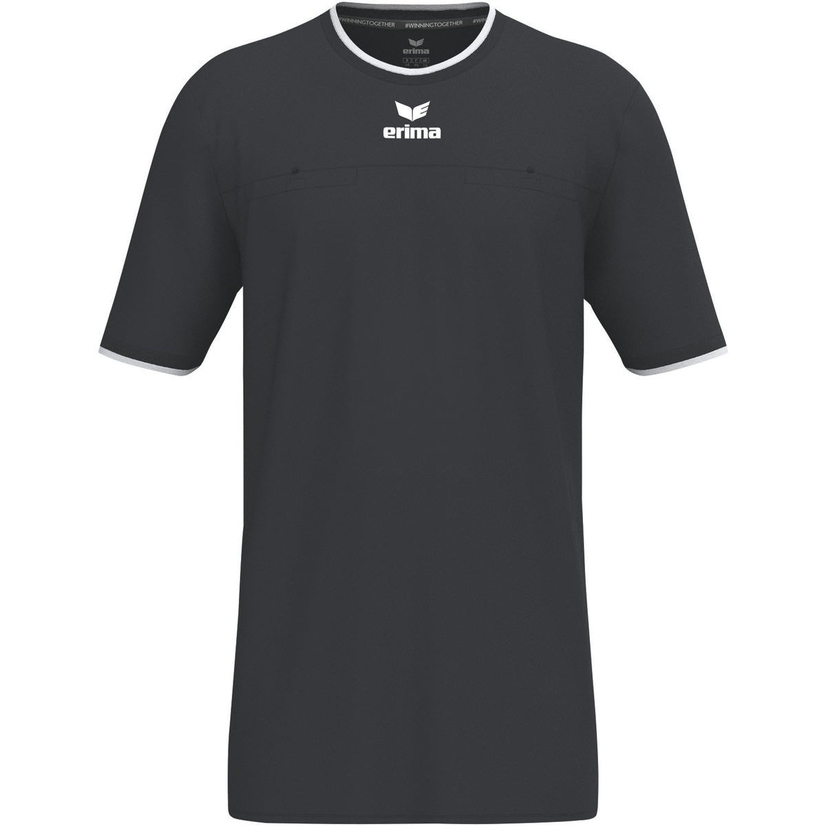 Tricou cu mânecă scurtă Erima Arbitru Negru