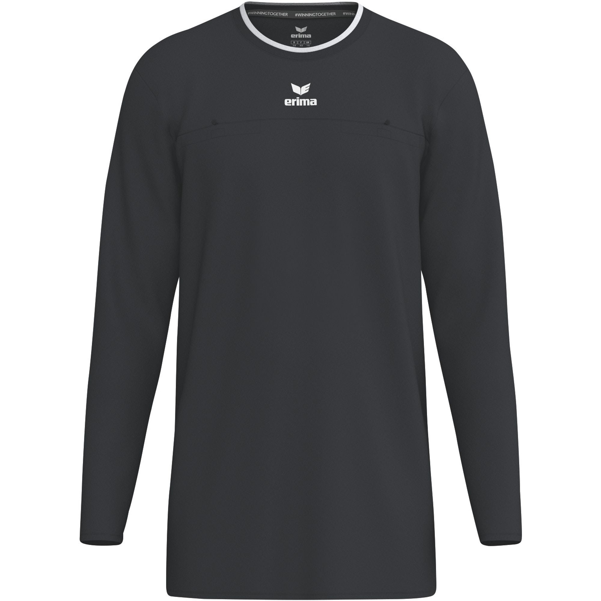 Erima Referee Jersey Longsleeve Black