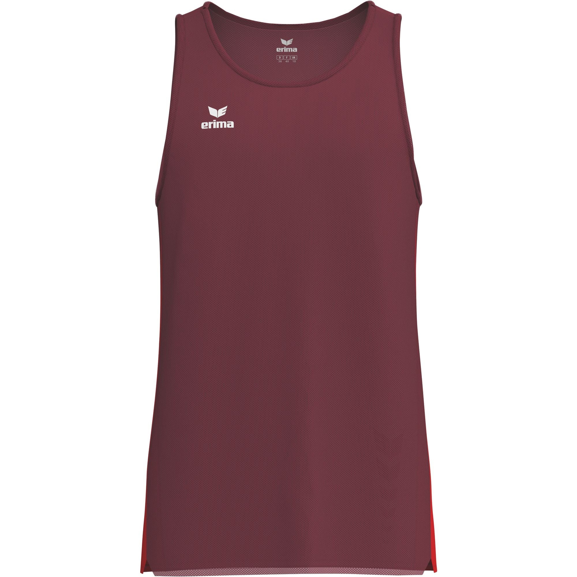 Erima T&f Wings tílko Bordeaux/červené Junior
