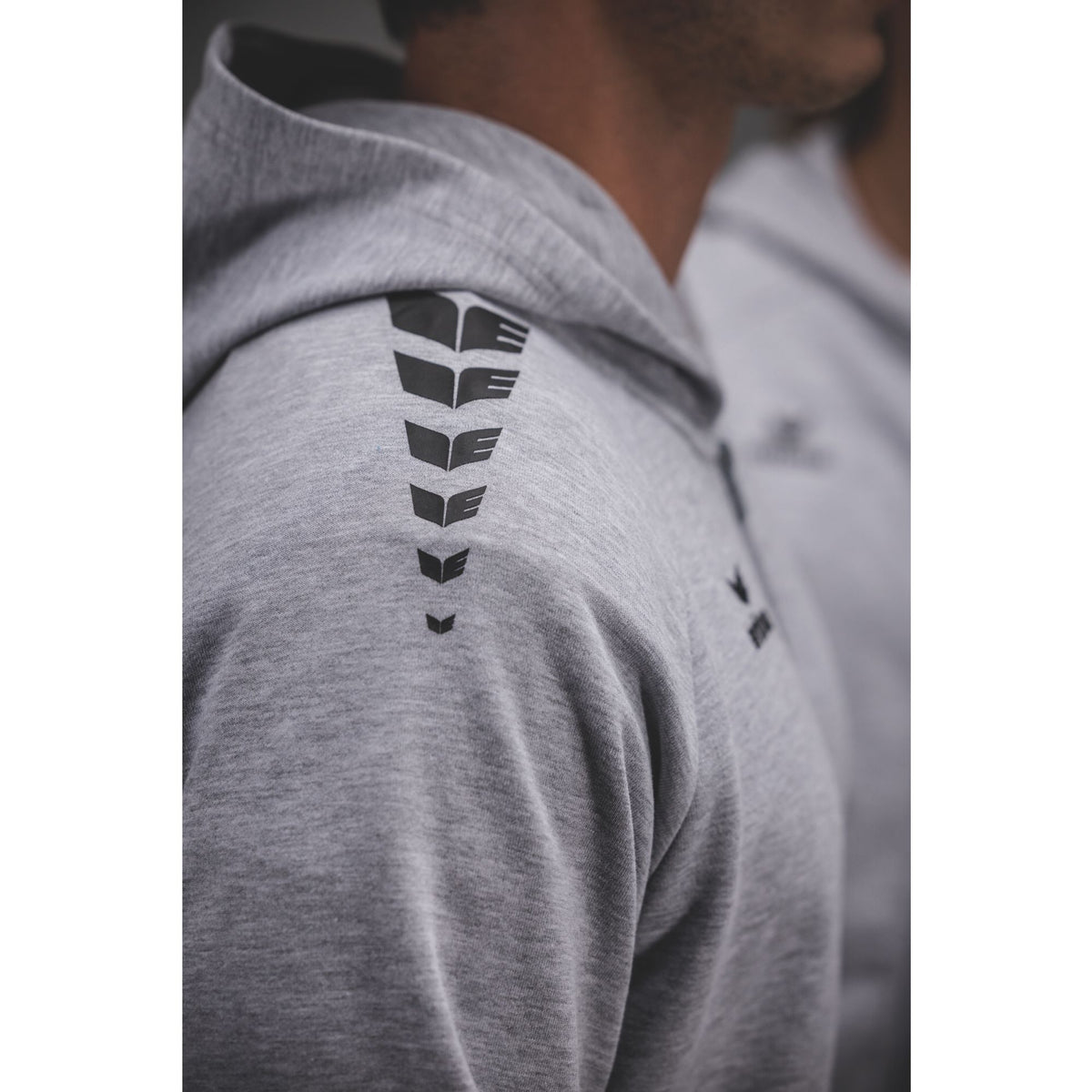 Erima Cmpt Wings Hoody Jacket Grey Marl