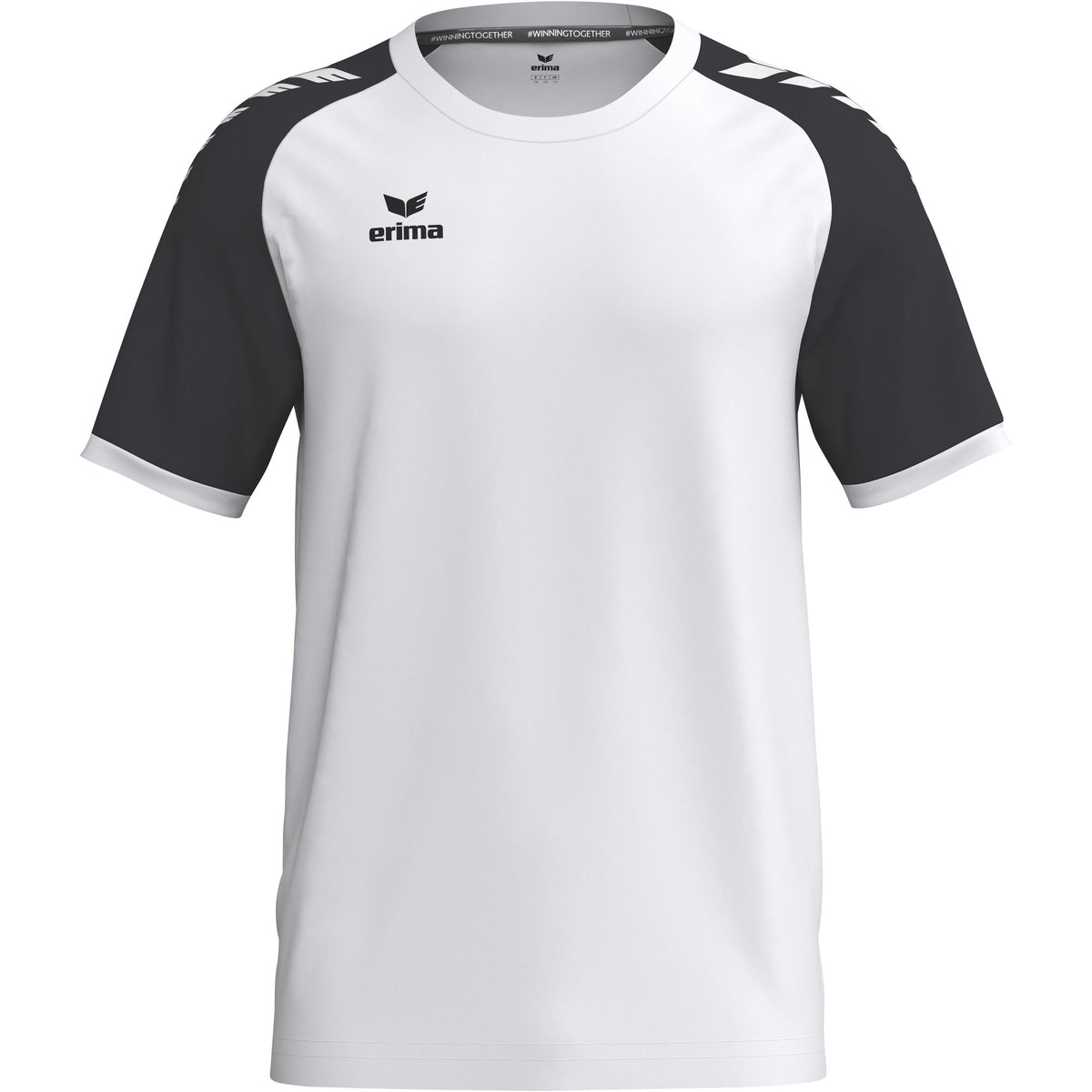 Tricou cu mânecă scurtă din tricou Erima Wings alb/negru Junior