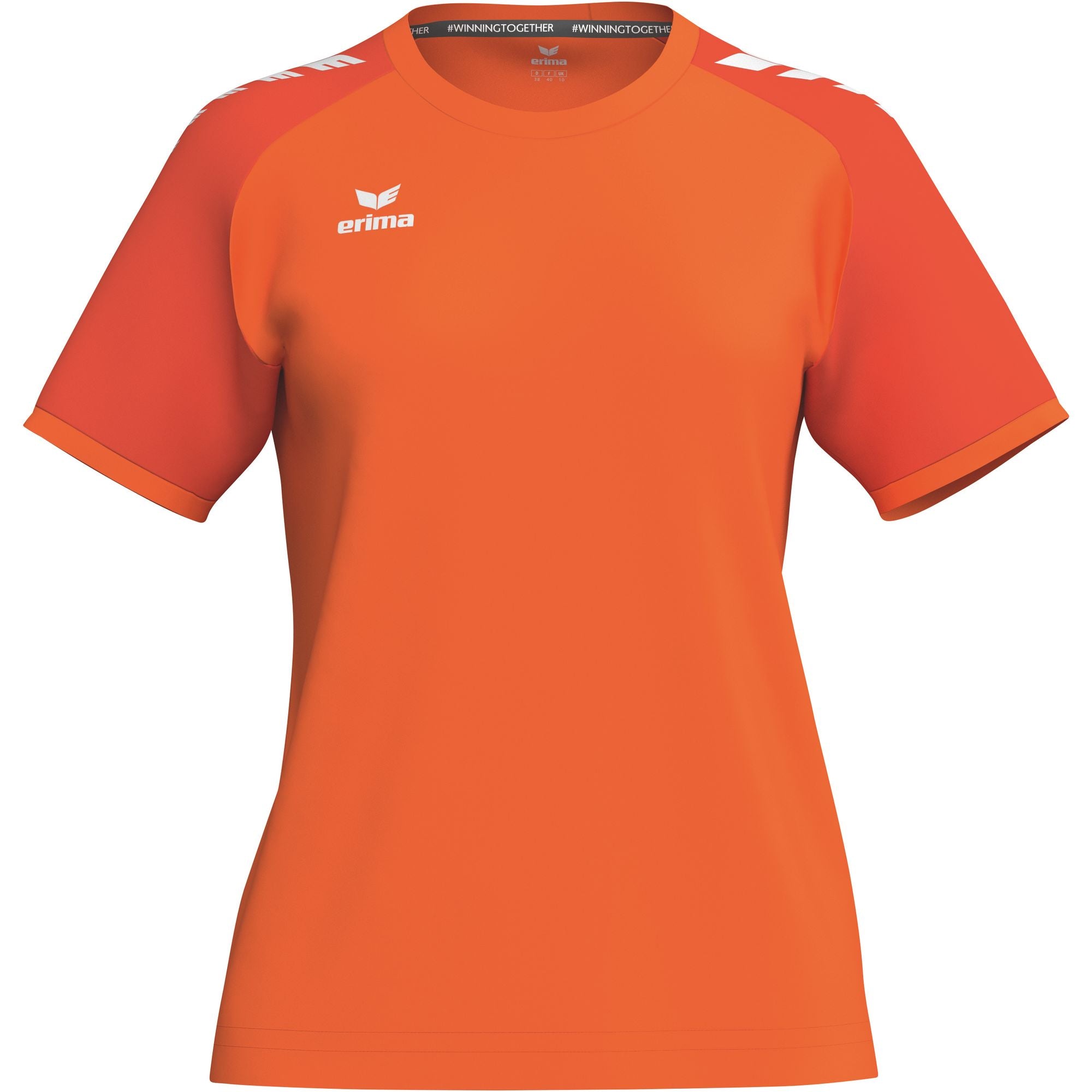 Tricou cu mânecă scurtă din jerseu Erima Wings Portocaliu/mandarin
