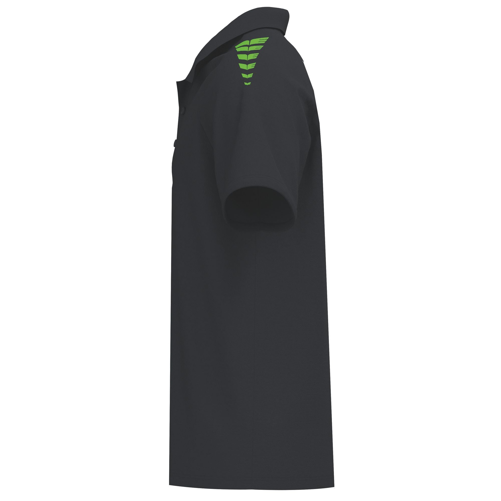 Erima Cmpt Wings Poloshirt Black/green Gecko
