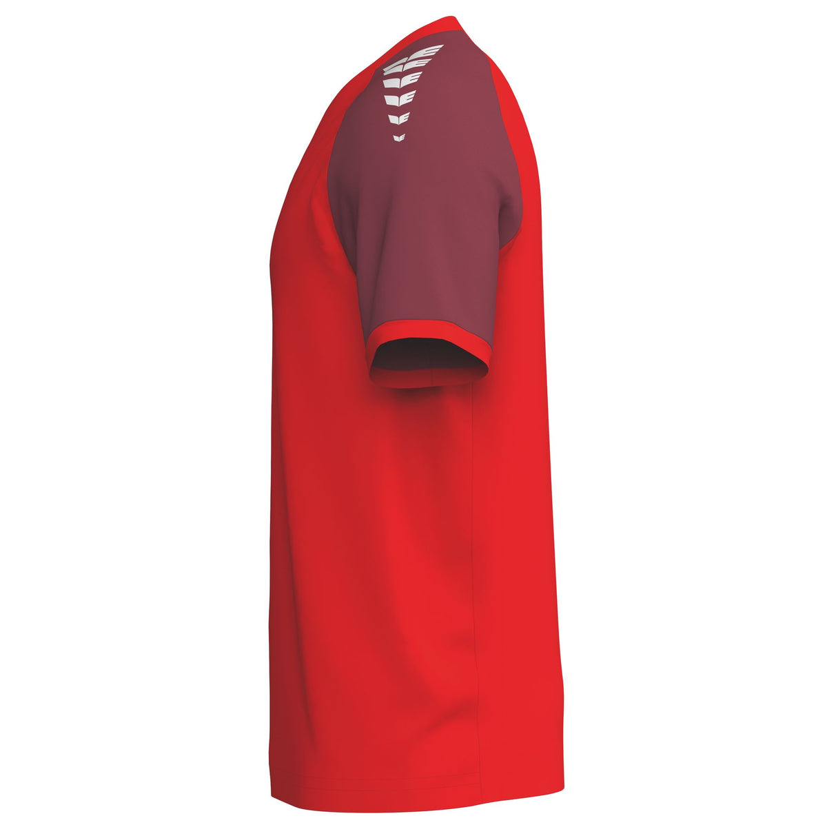 Erima Wings Jersey Krátký rukáv Červený/bordeaux Junior