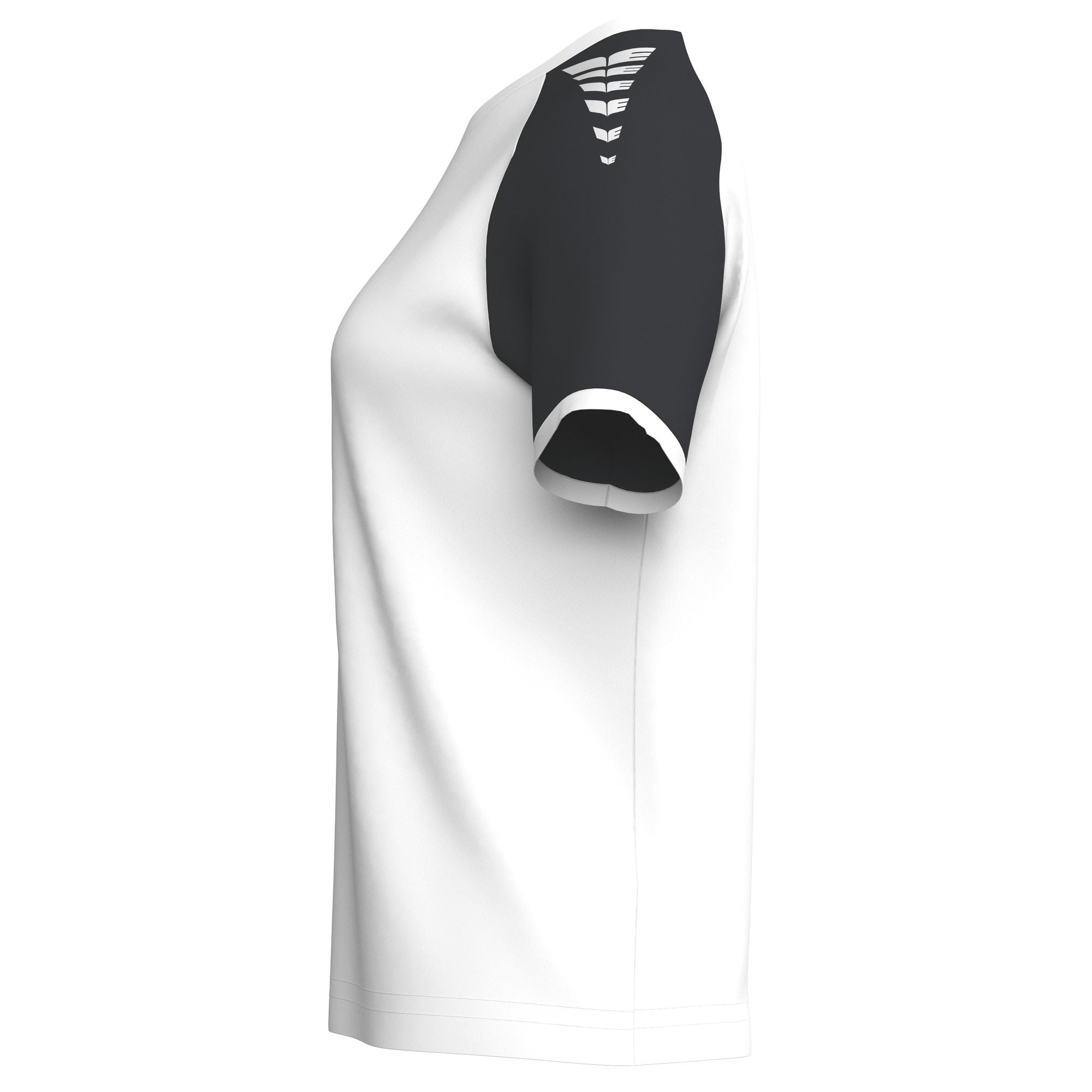Tricou cu mânecă scurtă Erima Wings, alb/negru